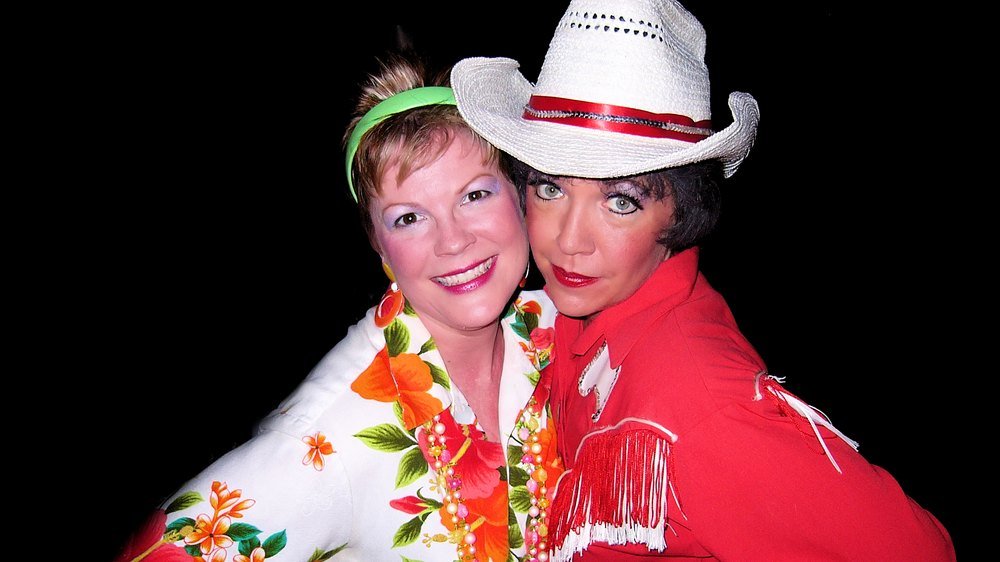 Kaija Bonde as Patsy Cline with Louise, in costume